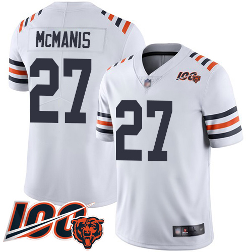 Chicago Bears Limited White Men Sherrick McManis Jersey NFL Football #27 100th Season